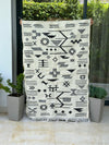 Tapis Hanbal noir amazigh 154cm/102cm - Ajbir