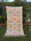 Tapis Berbère Azilal 100% Multicolore en Laine De Mouton 2,15m/ 1,18 m