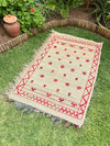 Tapis Extérieur en osier et laine 1m70/1m20 - Ajbir