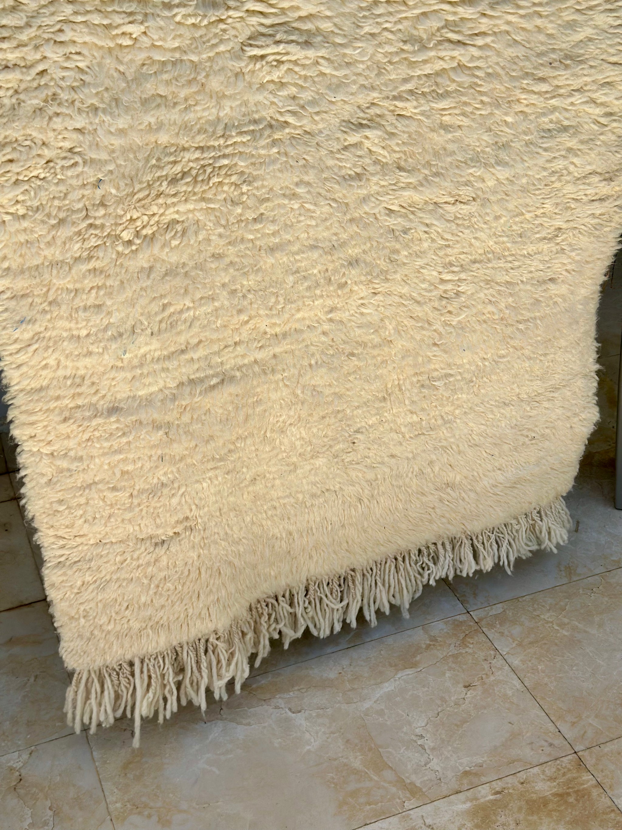 Tapis Mrirt crème- 174cm / 90cm - Ajbir