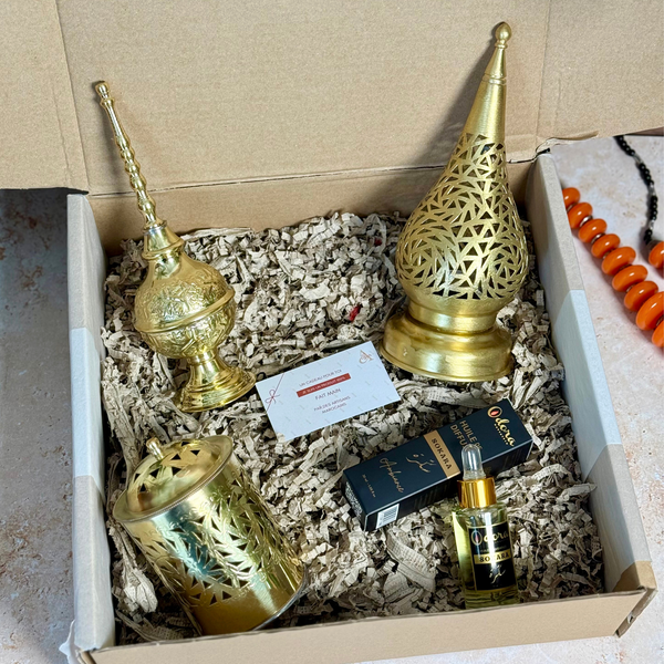 Coffret cadeau artisanal Sokara doré