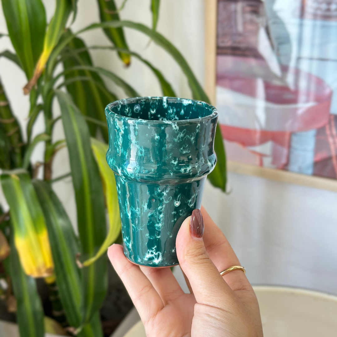 Tasse à café beldi moucheté