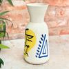 Vase Azrur jaune et bleu