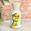 Vase Azrur jaune et bleu