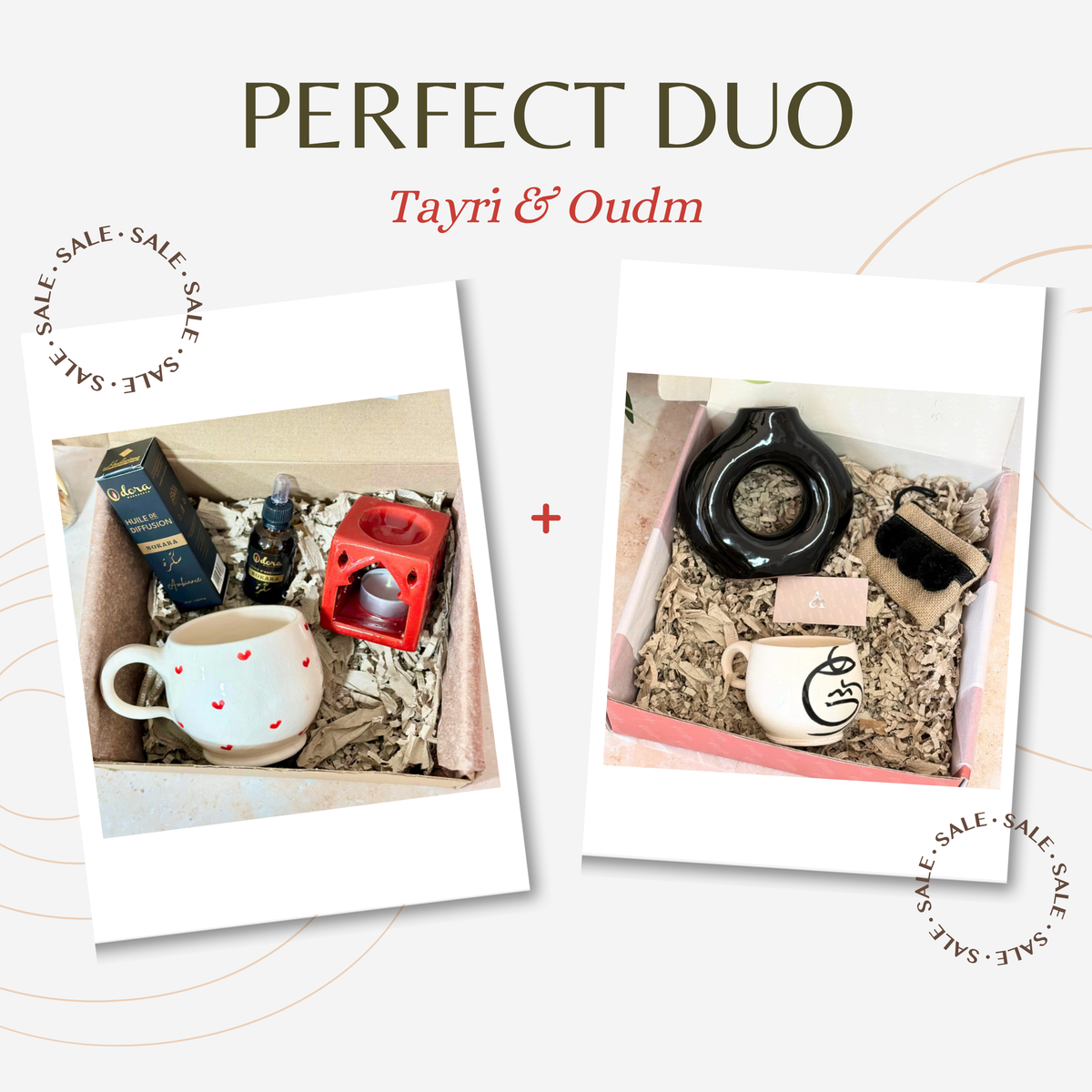 Duo 2 coffrets cadeaux Tayri et Oudm