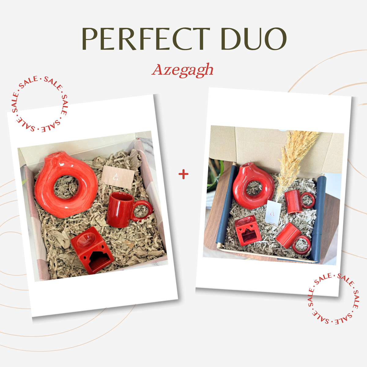 Duo 2 coffrets cadeaux Azegagh
