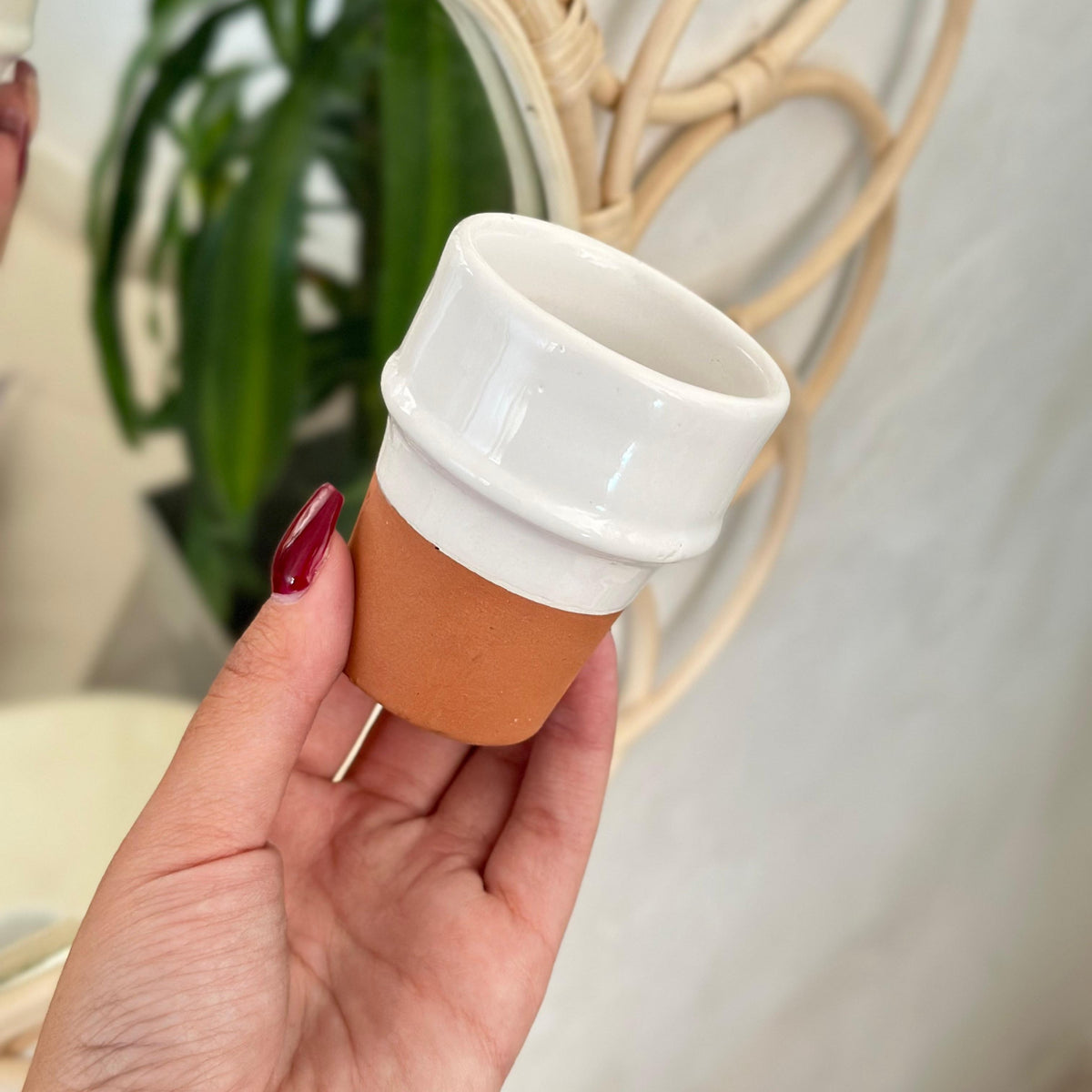 Tasse à café beldi bicolore