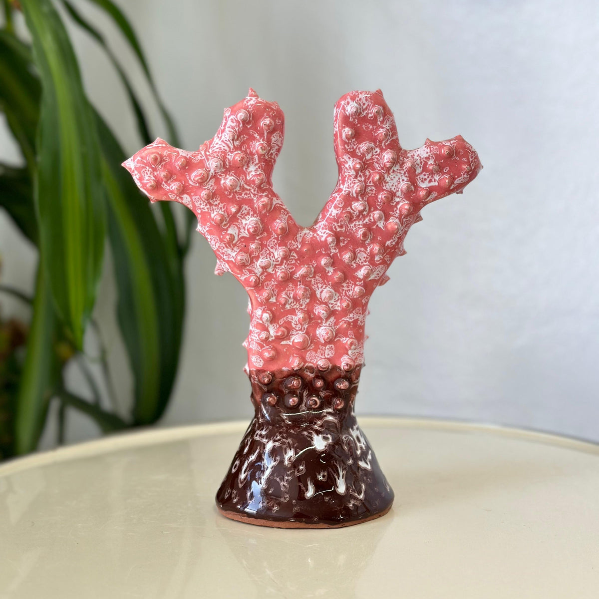 Cactus artisanal en céramique