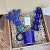 Coffret cadeau artisanal cactus bleu