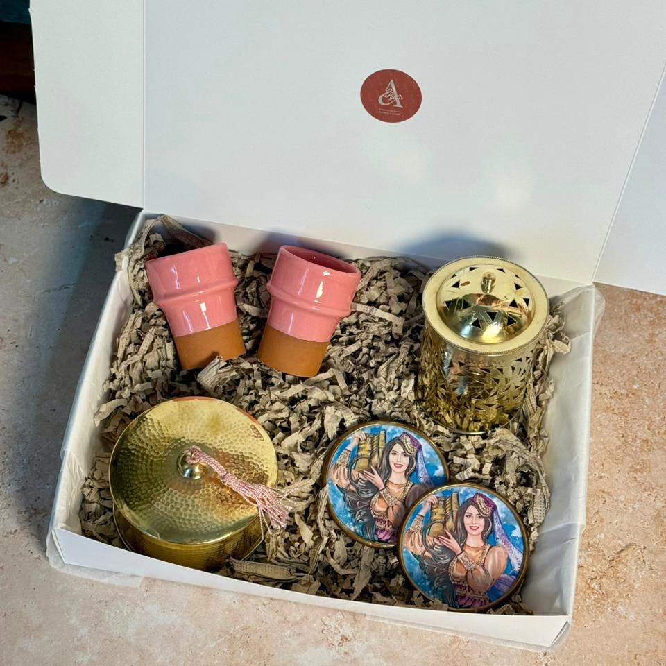 Coffret cadeau artisanal Silya Rose & Gold