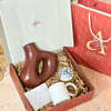 Coffret cadeau artisanal Love's Day marron