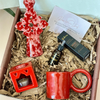 Coffret cadeau artisanal Women's Day bougeoir rouge