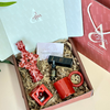 Coffret cadeau artisanal Women's Day bougeoir rouge