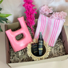 Coffret cadeau artisanal rose fushia