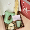 Coffret cadeau artisanal Women's Day vert eau