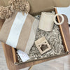 Coffret cadeau artisanal beige