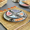 Set assiettes Amazigh noir - Ajbir