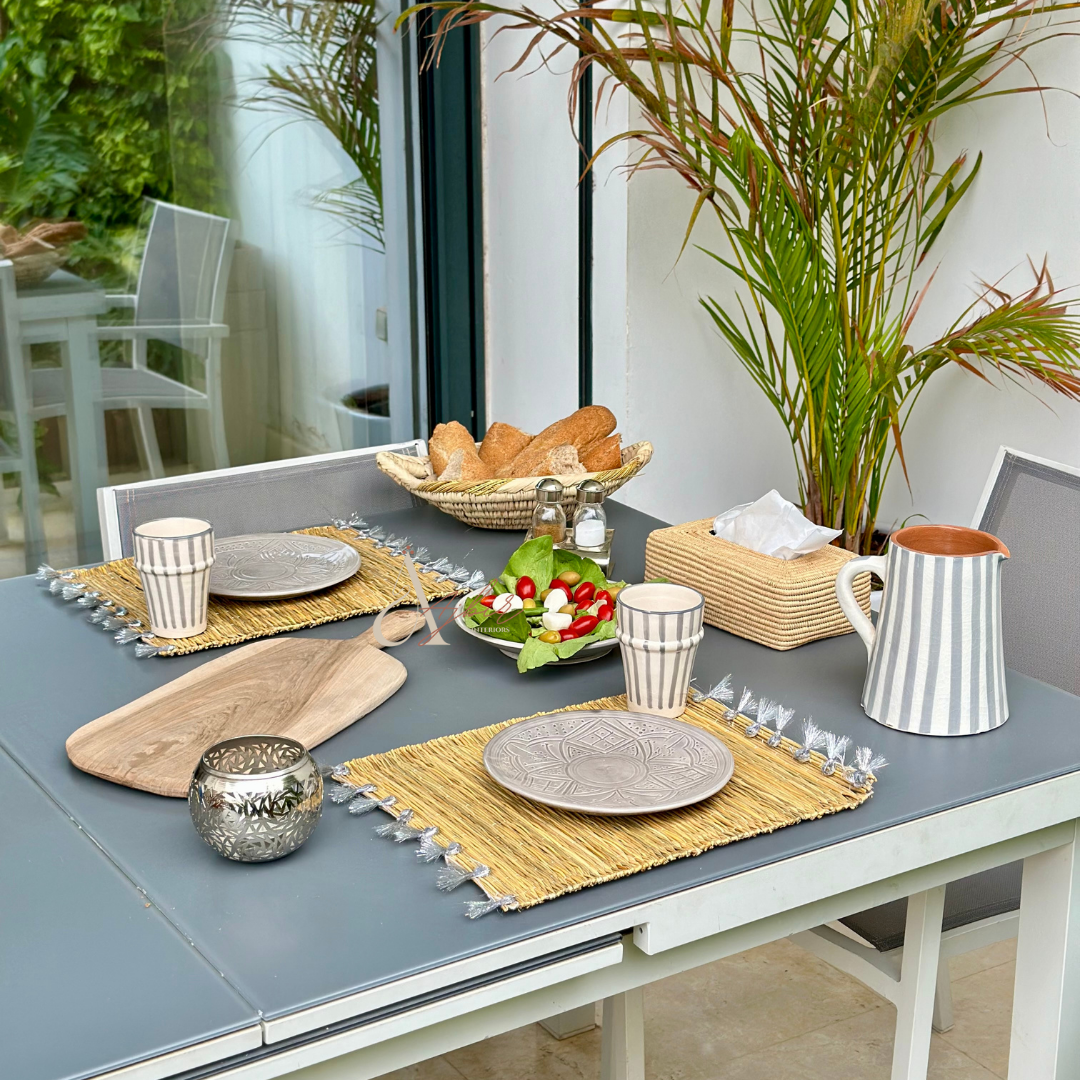 Assiette Tizwelt grise - Ajbir