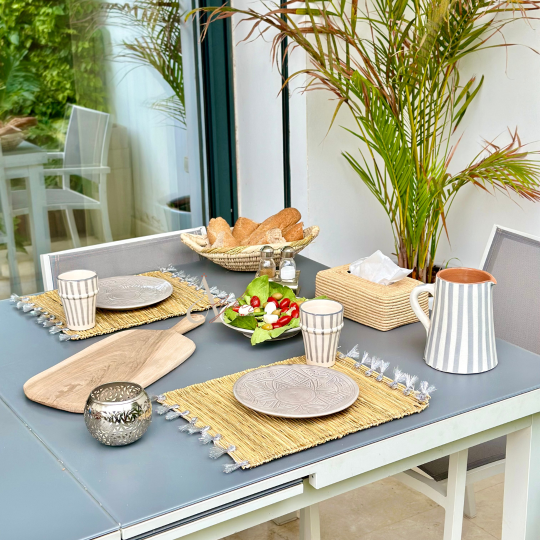 Assiette Tizwelt grise - Ajbir