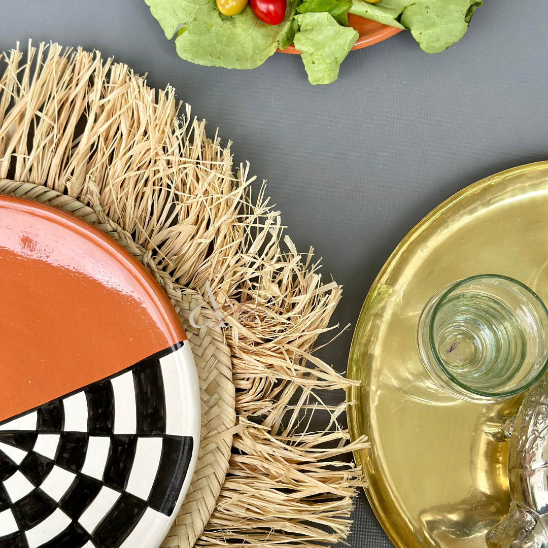 Assiette Dayad  terracota - Ajbir