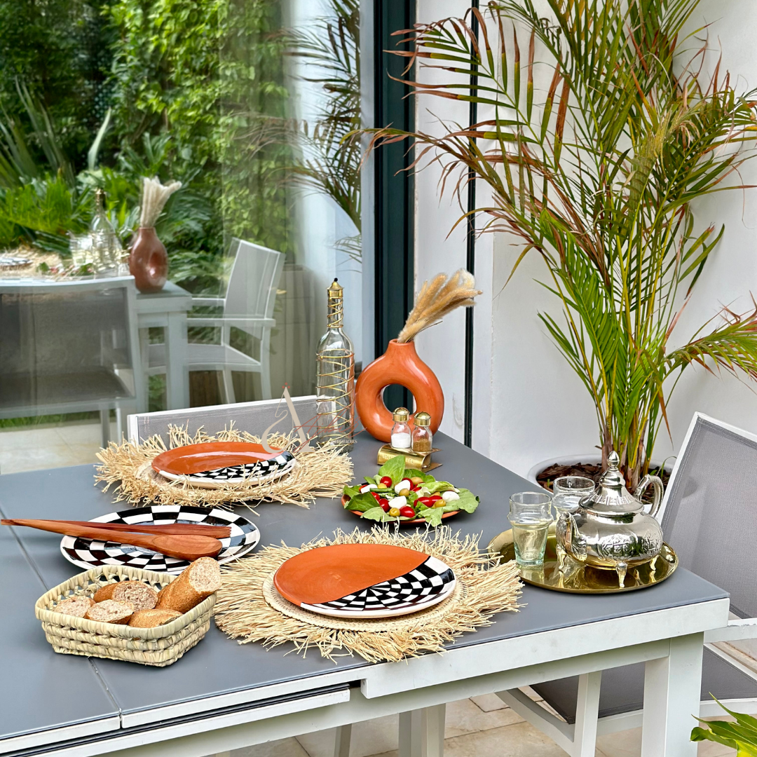 Assiette Dayad  terracota - Ajbir