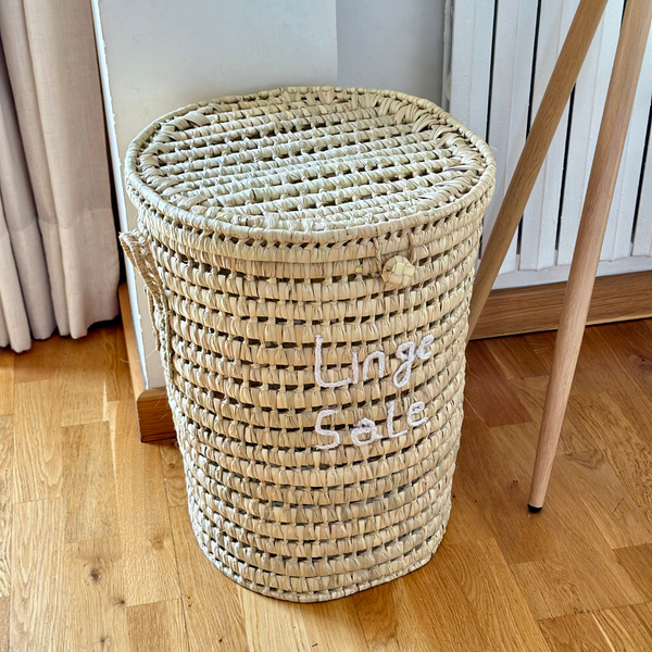 Panier à linge en osier (Linge sale) - Ajbir