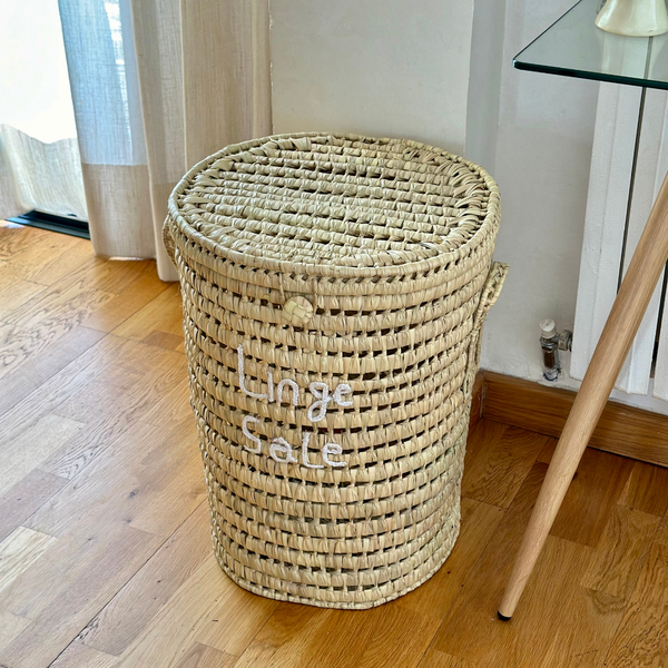 Panier à linge en osier (Linge sale) - Ajbir