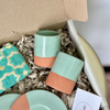 Coffret cadeau Zellige turquoise