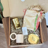 Coffret cadeau artisanal Kdib beige doré