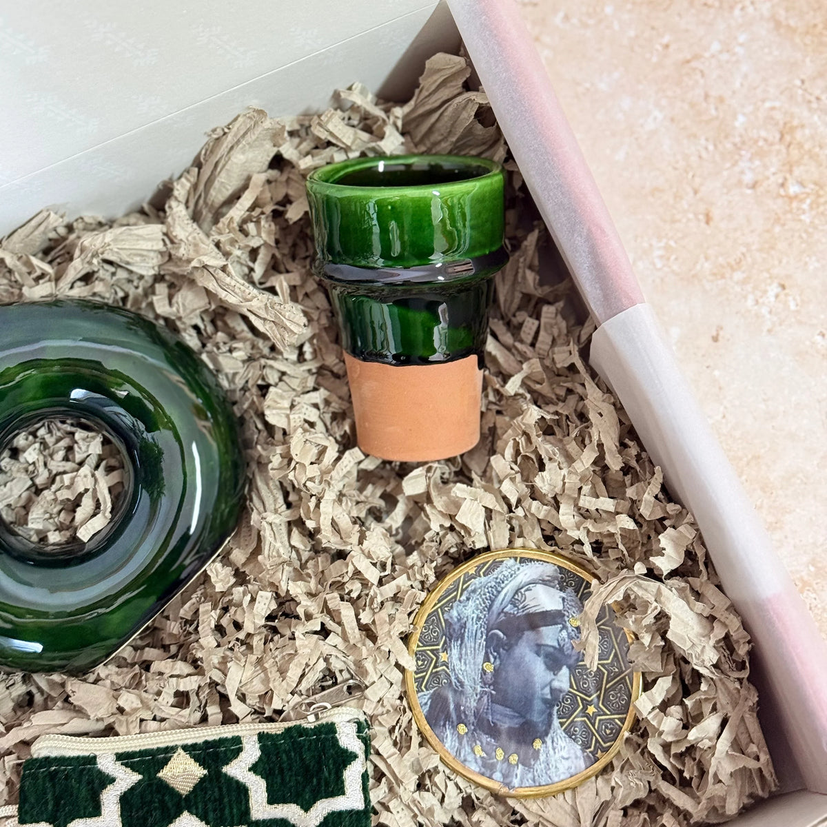 Duo 2 coffrets cadeaux Vert Royal