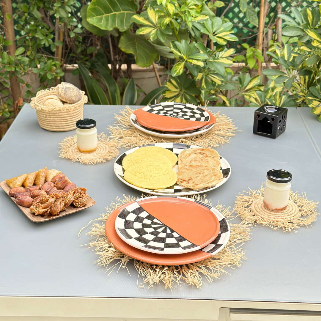 Assiette Dayad  terracota - Ajbir