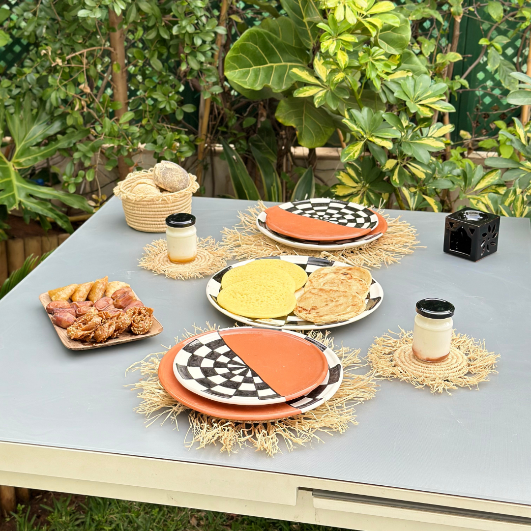 Assiette Dayad  terracota - Ajbir