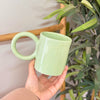 Mug anse milieu uni